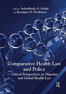 portada Comparative Health law and Policy (en Inglés)