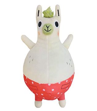 portada Merrymakers Llama Destroys the World Plush Toy, 9-Inch, From Jonathan Stutzman'S Book Series, Tan, 9 Inches