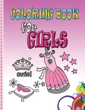 portada Coloring Book for Girls: Kids Coloring Book (en Inglés)
