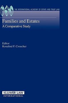 portada families and estates: a comparative study (en Inglés)