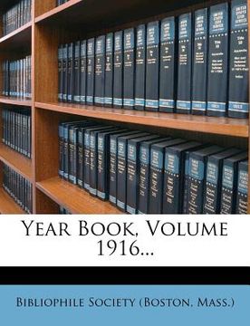 portada year book, volume 1916...