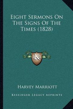 portada eight sermons on the signs of the times (1828) (en Inglés)