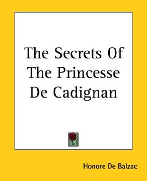 portada the secrets of the princesse de cadignan