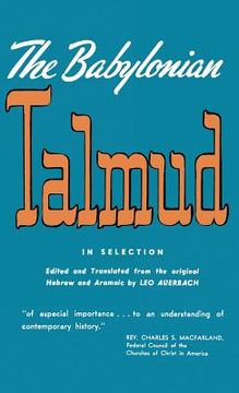 portada Babylonian Talmud (en Inglés)