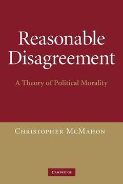 portada Reasonable Disagreement Paperback (in English)