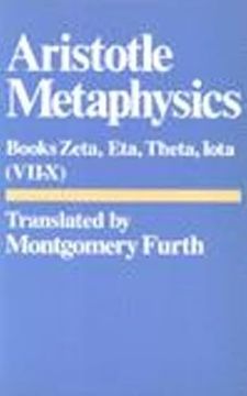 portada Metaphysics Zeta, Eta, Theta, Iota de Aristotle(Hackett Publishing co, Inc)