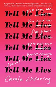 portada Tell me Lies: A Novel (en Inglés)