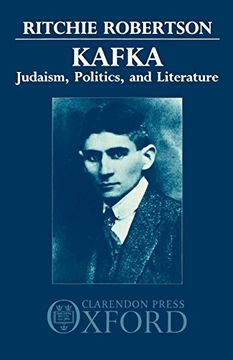 portada Kafka: Judaism, Politics, and Literature (en Inglés)