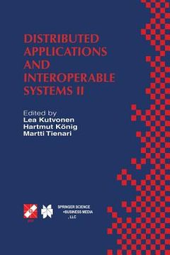 portada Distributed Applications and Interoperable Systems II: Ifip Tc6 Wg6.1 Second International Working Conference on Distributed Applications and Interope (en Inglés)