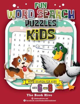 portada Fun Word Search Puzzles Kids: Word Search for Kids Ages 6-8 (en Inglés)