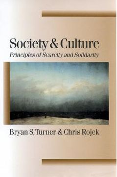 portada society and culture: scarcity and solidarity (en Inglés)
