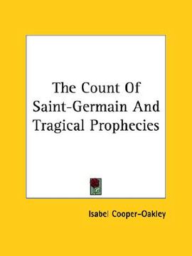 portada the count of saint-germain and tragical prophecies (in English)
