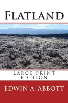 portada Flatland - Large Print Edition (en Inglés)