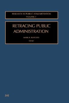portada Retracing Public Administration (en Inglés)