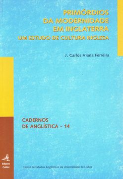 portada PRIMÓRDIOS DA MODERNIDADE EM INGLATERRAUM ESTUDO DE CULTURA INGLESA
