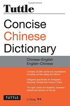 portada Tuttle Concise Chinese Dictionary: Chinese-English English-Chinese [Fully Romanized] (en Inglés)