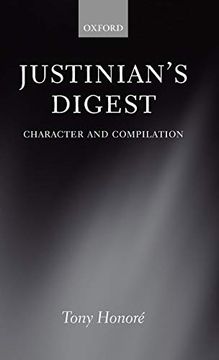 portada Justinian's Digest: Character and Compilation (en Inglés)