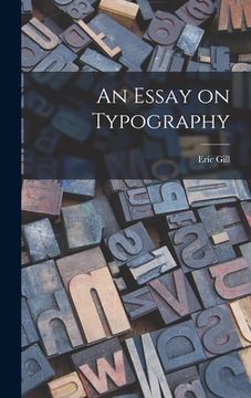 portada An Essay on Typography