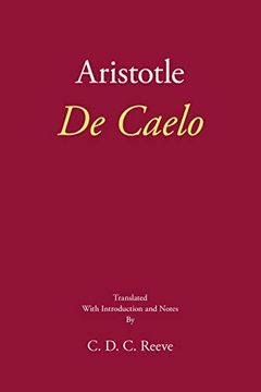 portada De Caelo (New Hackett Aristotle) (en Inglés)
