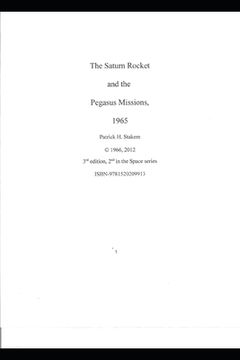 portada The Saturn Rocket and the Pegasus Missions, 1965 (en Inglés)