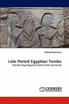 portada late period egyptian tombs (in English)