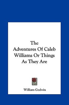portada the adventures of caleb williams or things as they are (en Inglés)