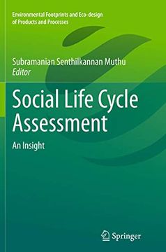 portada Social Life Cycle Assessment: An Insight (Environmental Footprints and Eco-Design of Products and Processes) (en Inglés)