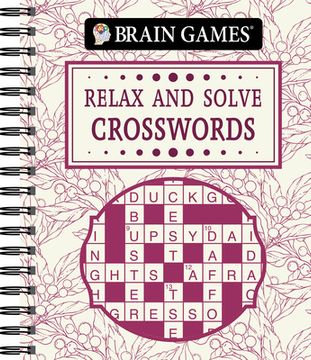 portada Brain Games - Relax and Solve: Crosswords (Toile) (en Inglés)