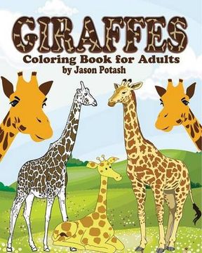 portada Giraffes Coloring Book for Adults (en Inglés)