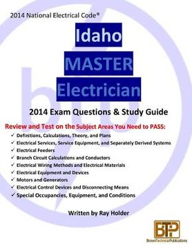 portada Idaho 2014 Master Electrician Study Guide