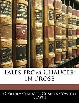 portada tales from chaucer: in prose (in English)