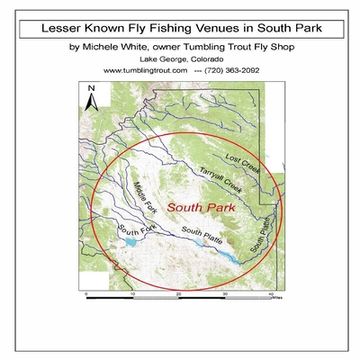 portada Lesser Known fly Fishing Venues in South Park, Colorado: Every Public Access in South Park Basin Outside of the Dream Stream and Eleven Mile Canyon (in English)