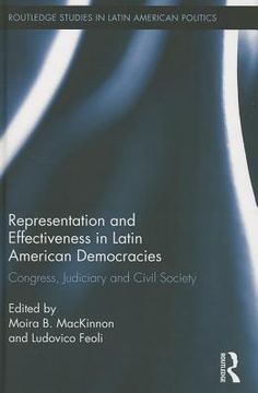 portada representation and effectiveness in latin american democracies: congress, judiciary and civil society