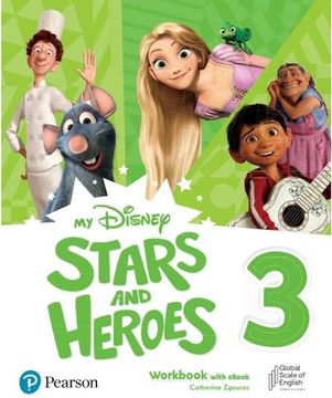 portada My Disney Stars and Heroes 3 Workbook With Ebook Pearson (en Inglés)