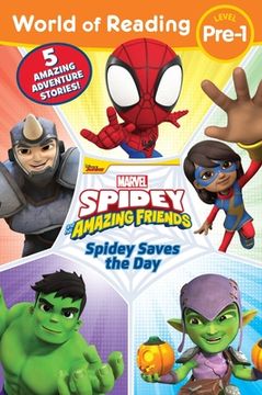 portada Spidey and his Amazing Friends Spidey Saves the day (World of Reading, Level Pre-1) (in English)