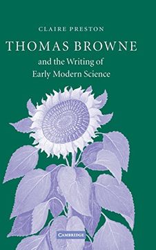 portada Thomas Browne and the Writing of Early Modern Science (in English)