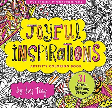 portada Joyful Inspirations Adult Coloring Book (31 Stress-Relieving Designs) (Artist'S Coloring Books) 