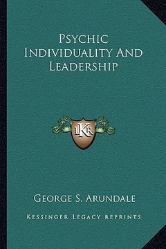 portada psychic individuality and leadership (in English)