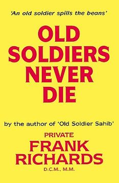 portada old soldiers never die. (in English)