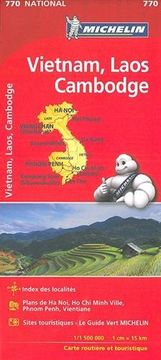 portada Mapa National VIETNAM, LAOS, CAMBODGE (Mapas National Michelin)