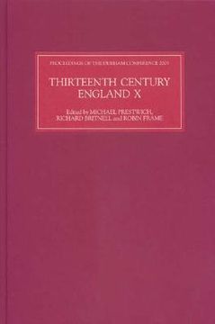 portada thirteenth century england x: proceedings of the durham conference, 2003 (in English)