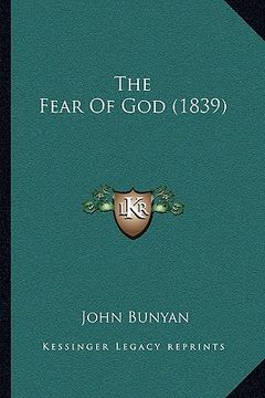 portada the fear of god (1839) (en Inglés)