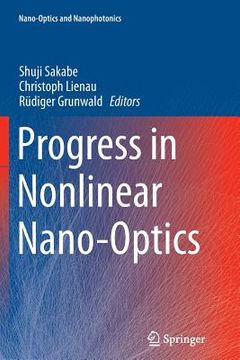 portada Progress in Nonlinear Nano-Optics (en Inglés)
