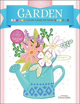 portada Colormaps: Garden: Color-Coded Patterns Adult Coloring Book (Colormaps, 5) (in English)