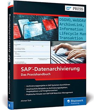 portada Sap-Datenarchivierung: Inkl. Dsgvo (Gdpr) und sap ilm Retention Management (Sap Press) (in German)