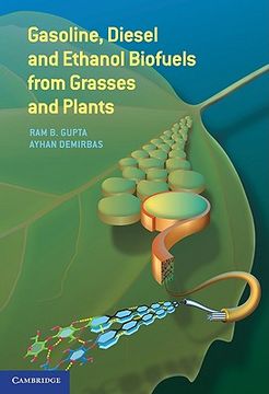 portada Gasoline, Diesel and Ethanol Biofuels From Grasses and Plants Hardback (en Inglés)