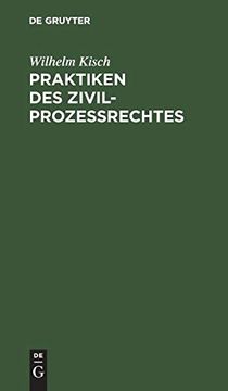 portada Praktiken des Zivilprozessrechtes (en Alemán)