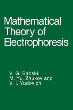 portada Mathematical Theory of Electrophoresis (en Inglés)