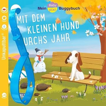 portada Baby Pixi (Unkaputtbar) 139: Mein Baby-Pixi-Buggybuch: Mit dem Kleinen Hund Durchs Jahr (en Alemán)