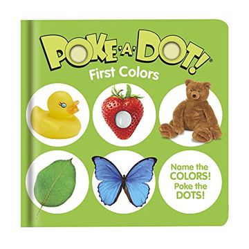 portada Melissa & Doug Children’S Book – Poke-A-Dot: First Colors (Board Book With Buttons to Pop) (en Inglés)